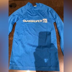 Quiksilver Boys SIZE 8 Youth Blue Athletic Board Shirt